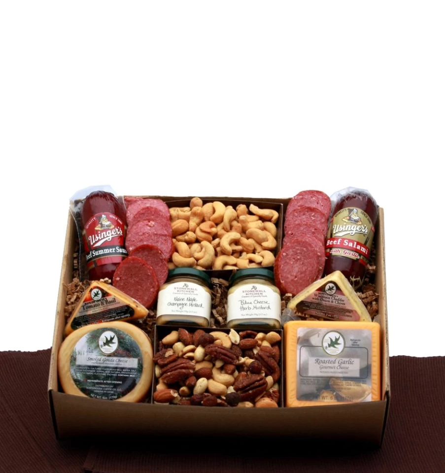 "GBDS Gourmet Savory Gift Box - Deluxe Assorted Snacks & Treats Collection"