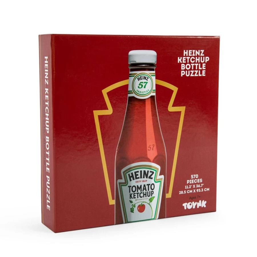 Toynk Heinz Ketchup Bottle 570-Piece Jigsaw Puzzle for Adults & Kids - Fun Family Challenge Puzzle Game