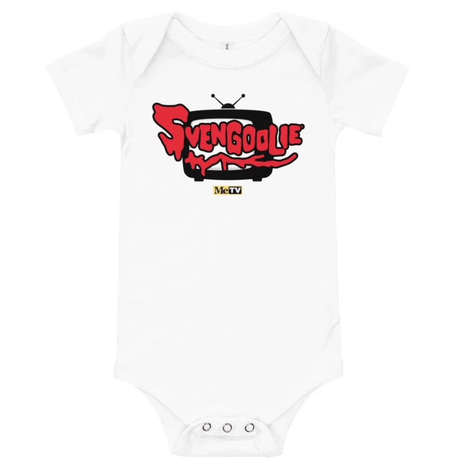 MeTV Custom Products Svengoolie® Kids TV Logo Baby Onesie - Official Branded Infant Bodysuit