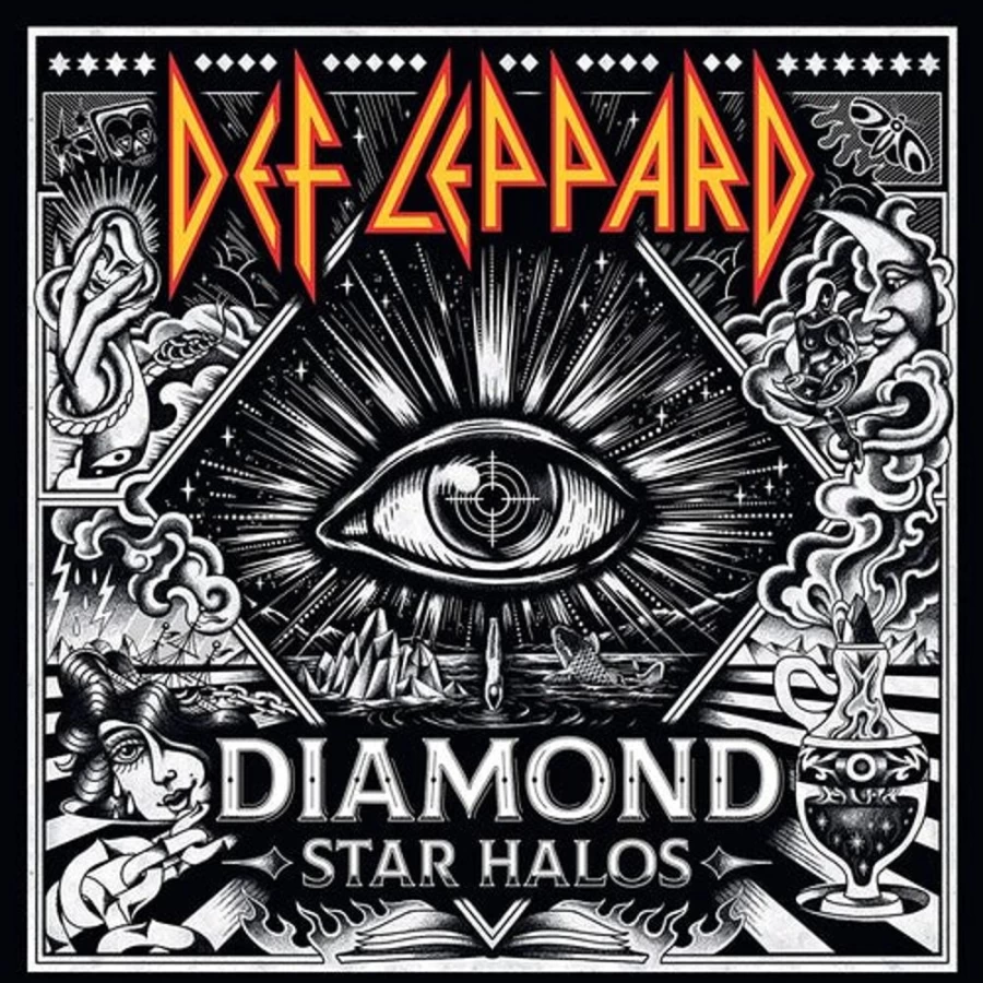 Def Leppard Diamond Star Halos Vinyl Record by MeTV Entertainment