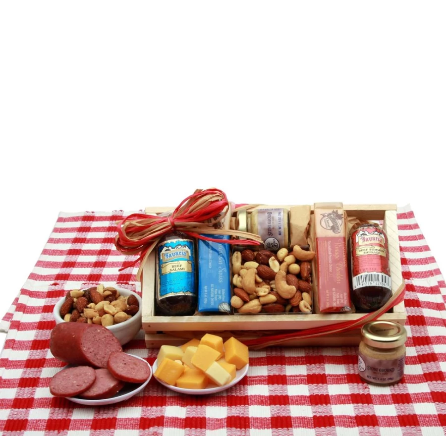 GBDS Signature Sampler - Gourmet Meat & Cheese Gift Box for Charcuterie Lovers