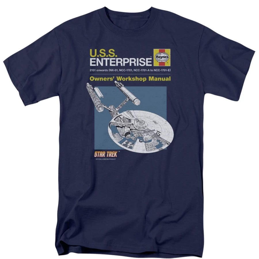 "MeTV Custom Classics Star Trek Enterprise USS NCC-1701 Official Manual – Unisex Collectible Book"