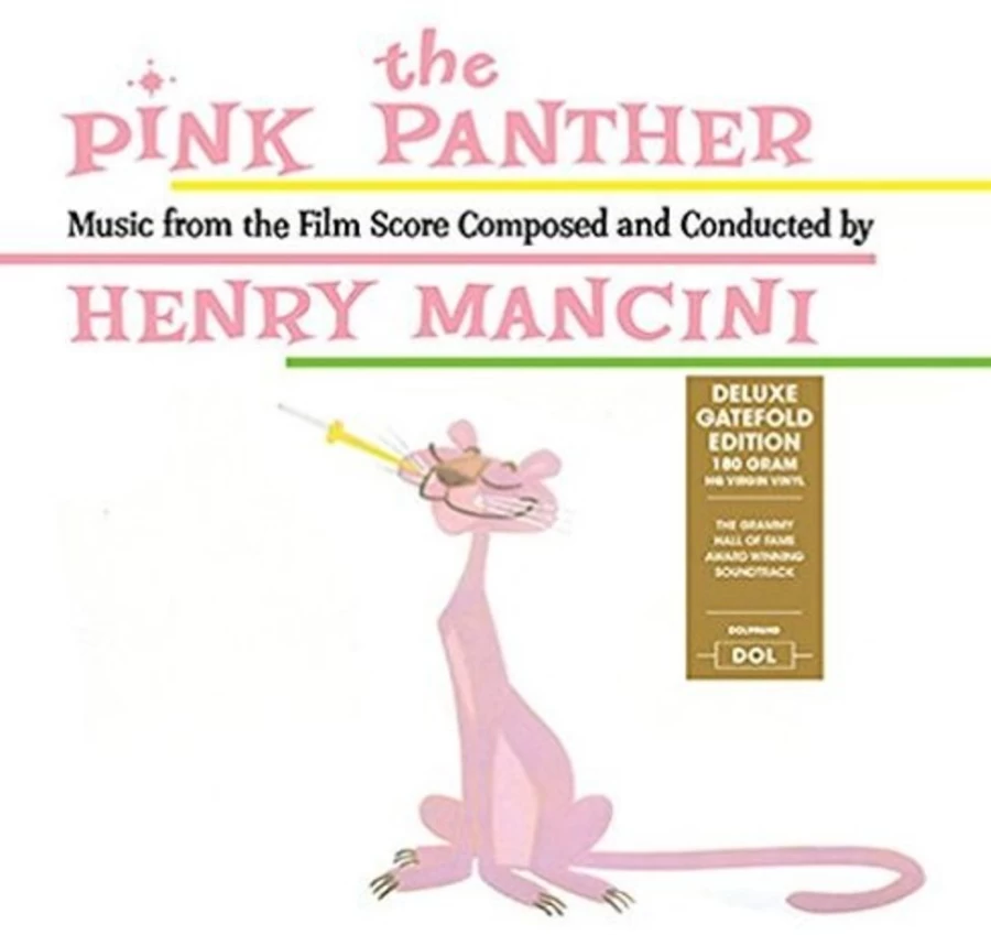 "The Pink Panther Original Film Score Vinyl Record by Henry Mancini - MeTV Entertainment Soundtrack"