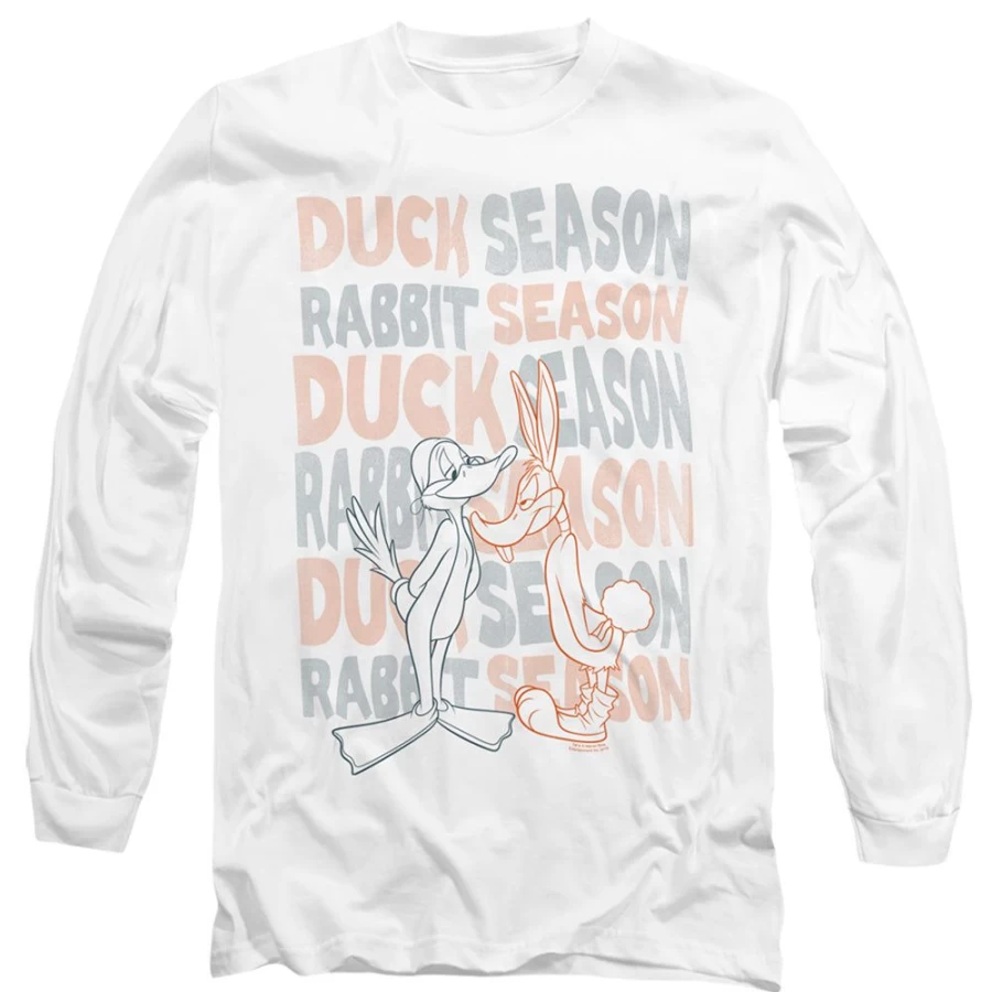 MeTV Custom Classics Looney Tunes Duck Season Rabbit Season Vintage Cartoon T-Shirt