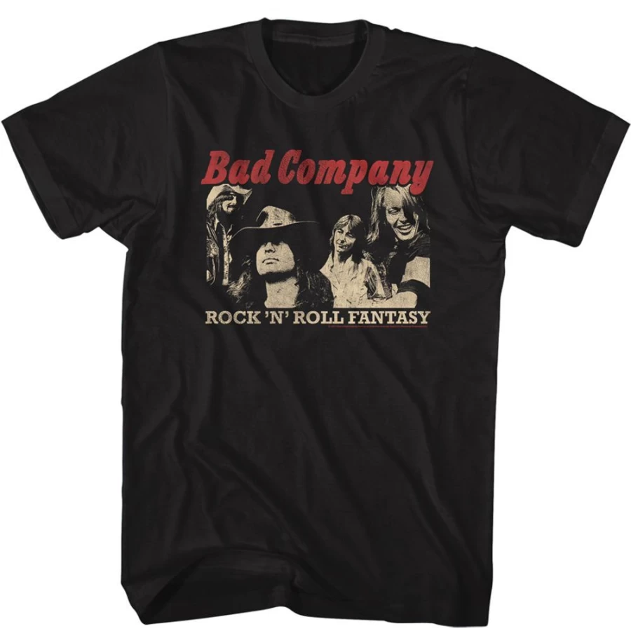 MeTV Custom Brands Bad Company Rock And Roll Fantasy Vintage Graphic T-Shirt