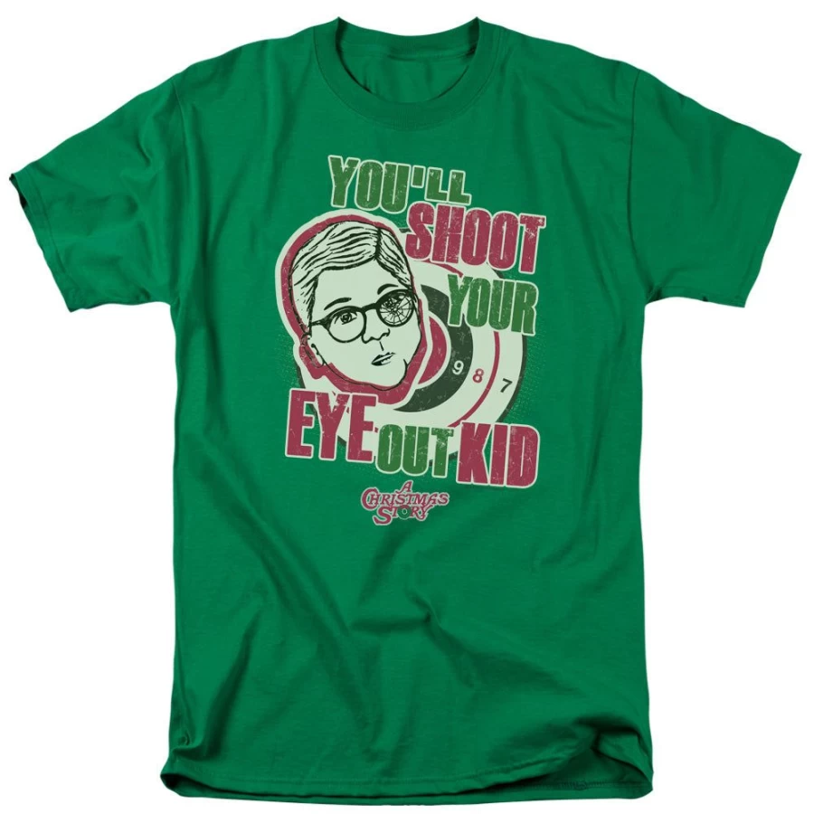 "MeTV Custom Classics Christmas Story Shoot Your Eye Out Unisex Holiday Movie Gift"