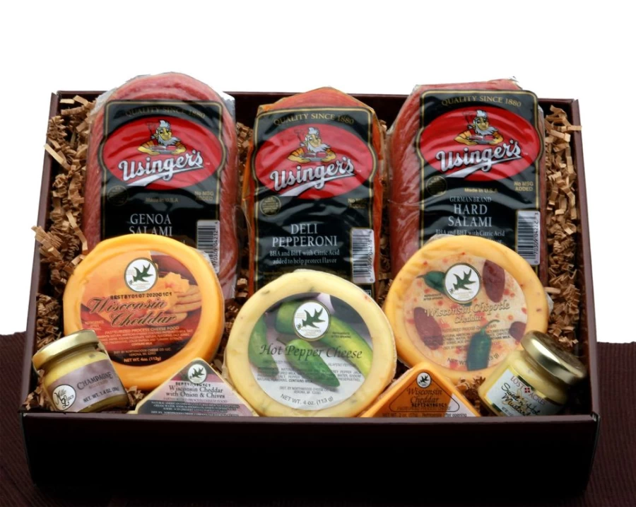 GBDS Deluxe Meat & Cheese Gift Sampler – Premium Selection for Gourmet Lovers