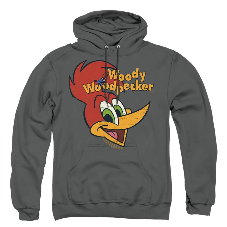 MeTV Custom Classics Woody Woodpecker Retro Logo Unisex T-Shirt Vintage Cartoon Graphic Tee