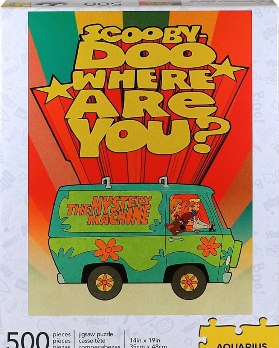 "Scooby-Doo Where Are You? 500-Piece Jigsaw Puzzle by Toynk – Fun Family Game & Collectible"
