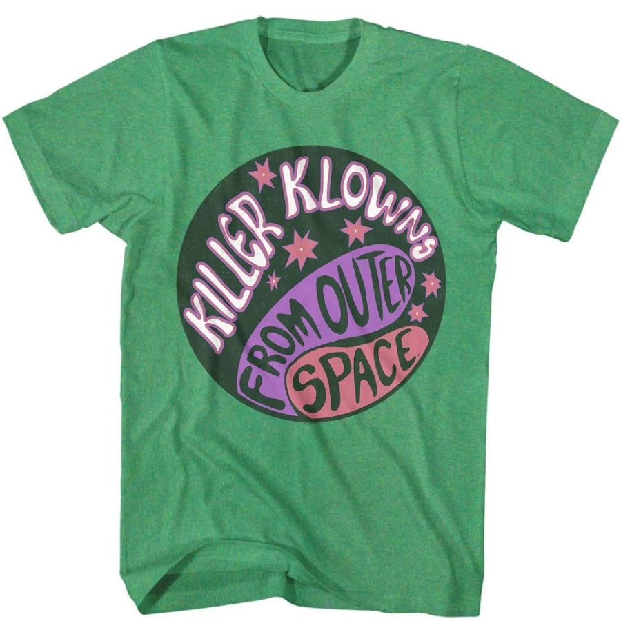 "MeTV Custom Brands Killer Klowns From Outer Space Circle Logo T-Shirt"