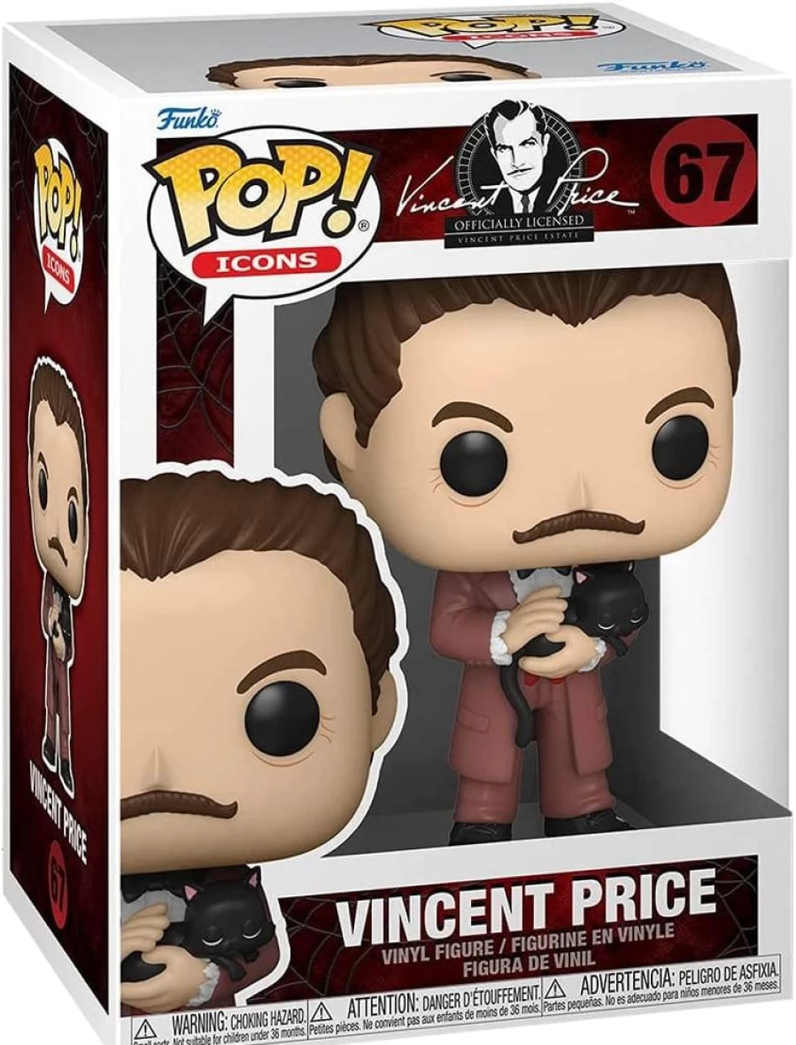 Toynk Exclusive Funko Pop! Vincent Price Collectible Vinyl Figure | Horror Icons Series