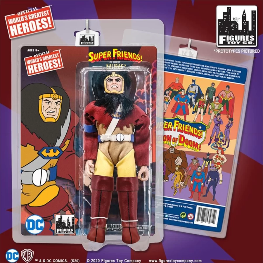 MeTV Figures Super Friends Kalibak Action Figure – Collectible DC Comics Toy