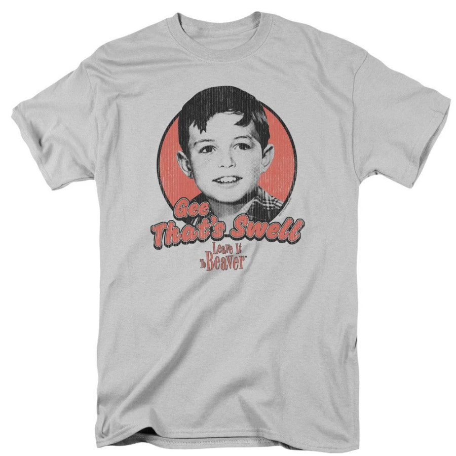 "MeTV Custom Classics Leave It To Beaver - Gee That's Swell Unisex Vintage TV Show Merchandise"