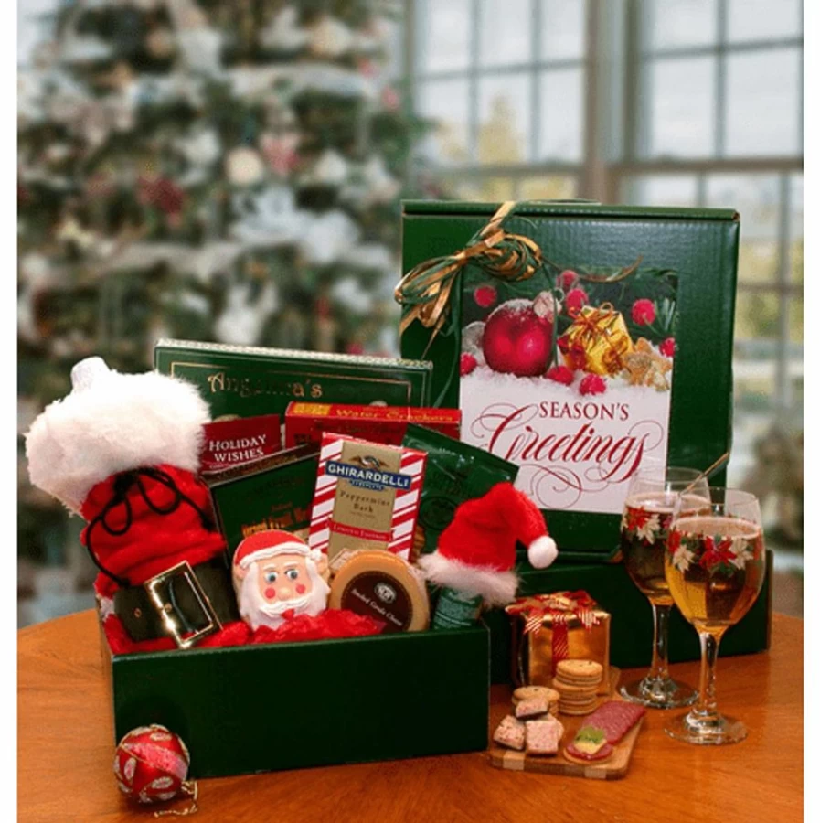 GBDS Premium Holiday Gift Box - Festive Seasons Greetings Present for Christmas & New Year