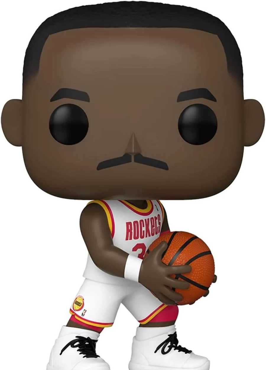 Toynk Exclusive Funko Pop! NBA Houston Rockets Hakeem Olajuwon Home Jersey Vinyl Figure Collectible