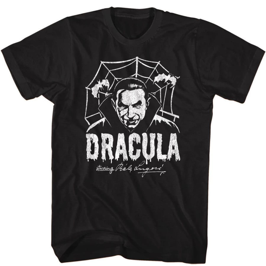 MeTV Custom Brands Bela Lugosi Creepy Web Black & White Vintage Horror Collectible