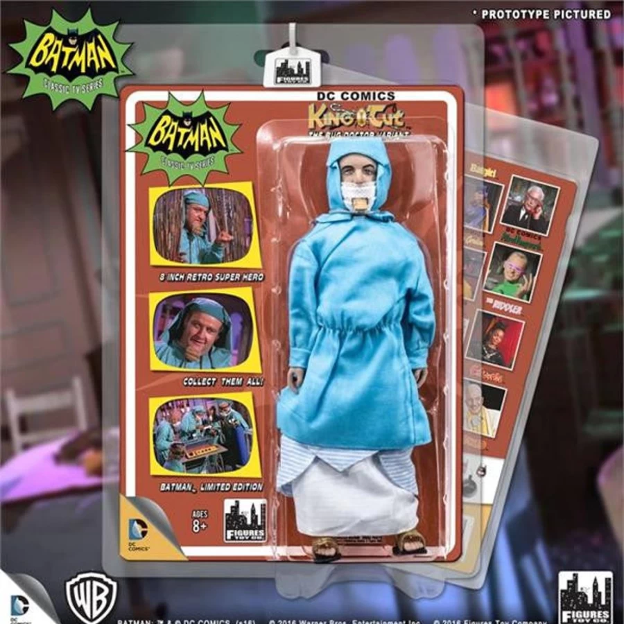 MeTV Figures Batman 1966 TV Series King Tut 8-Inch Retro Action Figure Villain Collectible