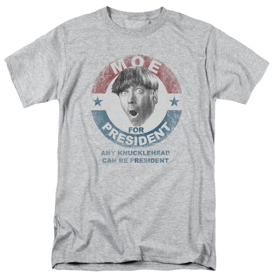 "MeTV Custom Classics Three Stooges - Moe For President Unisex Collectible"