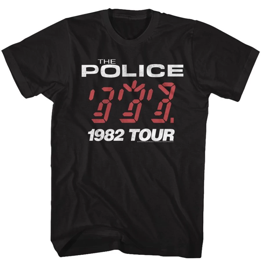 MeTV Custom Brands The Police - 1982 Tour Official Merchandise Vintage Concert Collectible