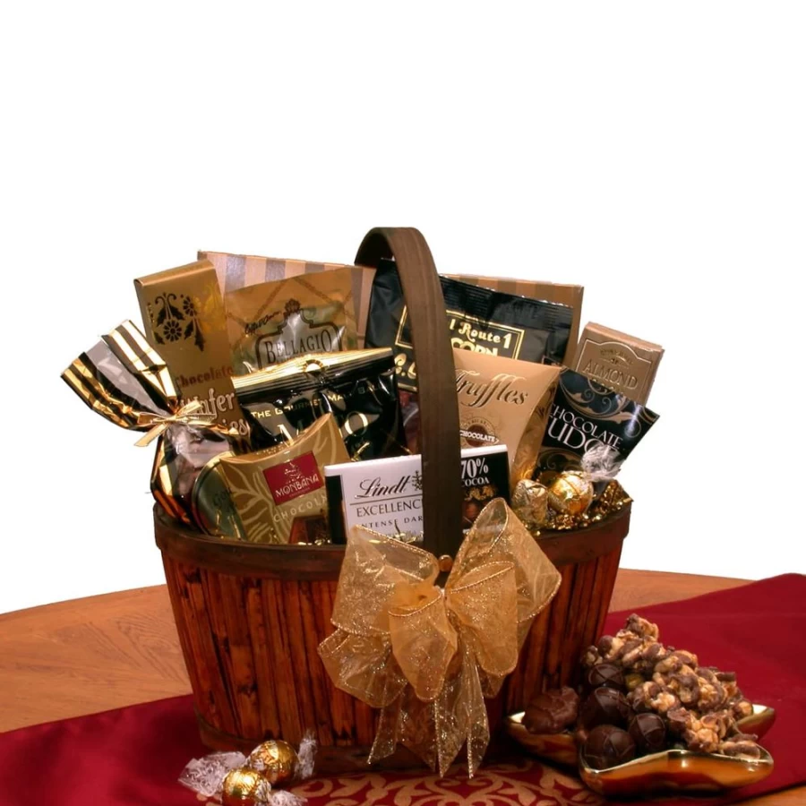 GBDS Premium Chocolate Gift Basket - Deluxe Decadent Assortment for Holidays & Gifting