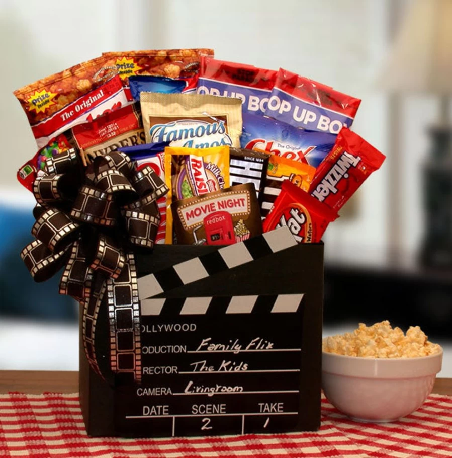 GBDS Family Flix Movie Night Gift Box - Premium Entertainment Bundle for All Ages