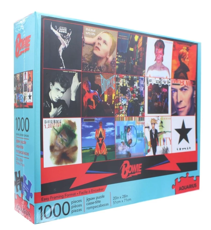 David Bowie 1000-Piece Jigsaw Puzzle by Toynk – Collector’s Music Album Art Puzzle