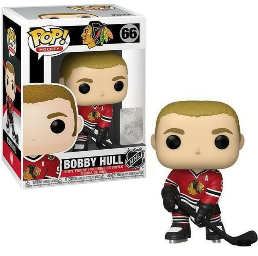 Toynk Exclusive Chicago Blackhawks Bobby Hull NHL Pop! Vinyl Figure - Collectible Hockey Memorabilia