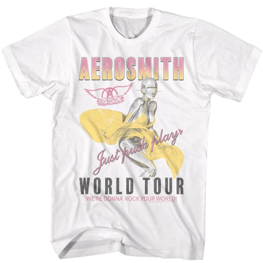 MeTV Custom Brands Aerosmith Just Press Play - Official Licensed Merchandise