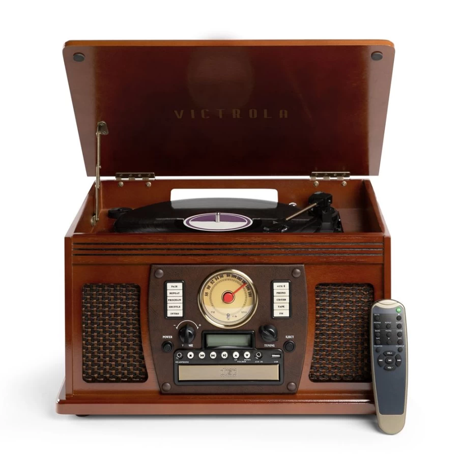 Victrola Navigator Classic 3-Speed Bluetooth Turntable with USB Recording & Wireless Playback