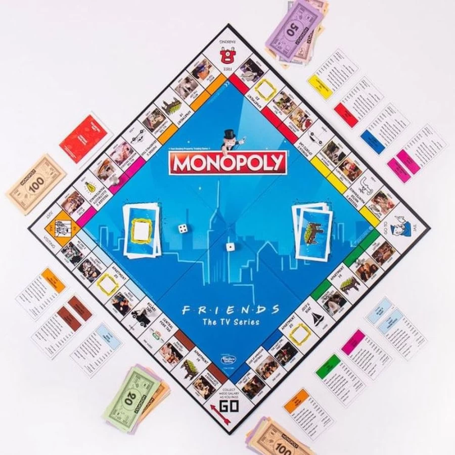 "Toynk Monopoly Friends TV Series Edition Board Game - Official Collectible Edition"