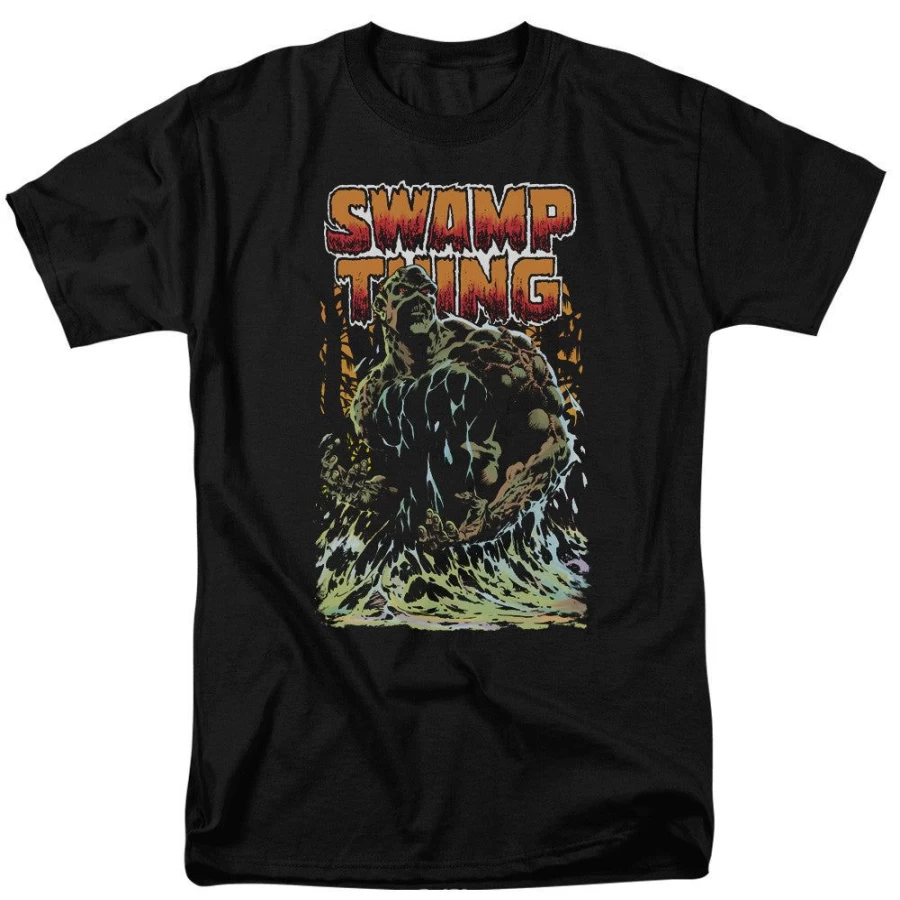 MeTV Custom Classics Unisex Swamp Thing Graphic Tee - Classic TV Show Merchandise