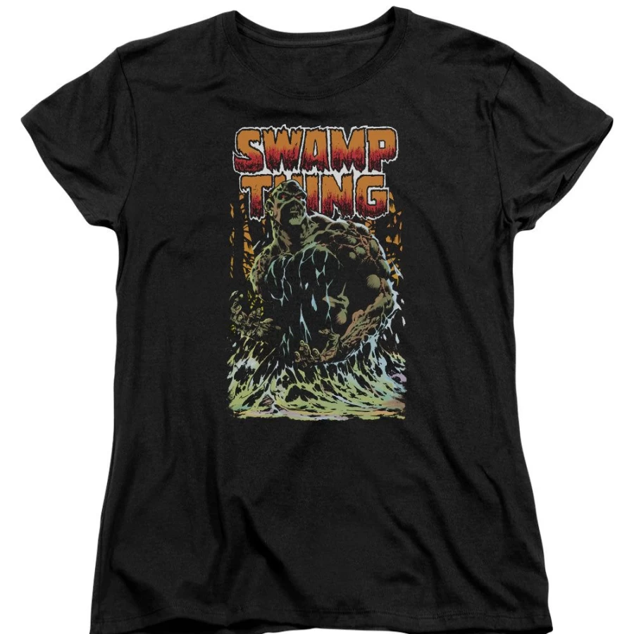 MeTV Custom Classics Unisex Swamp Thing Graphic Tee - Classic TV Show Merchandise