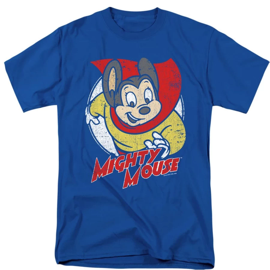 MeTV Custom Classics Mighty Mouse - Unisex Mighty Circle Wireless Mouse
