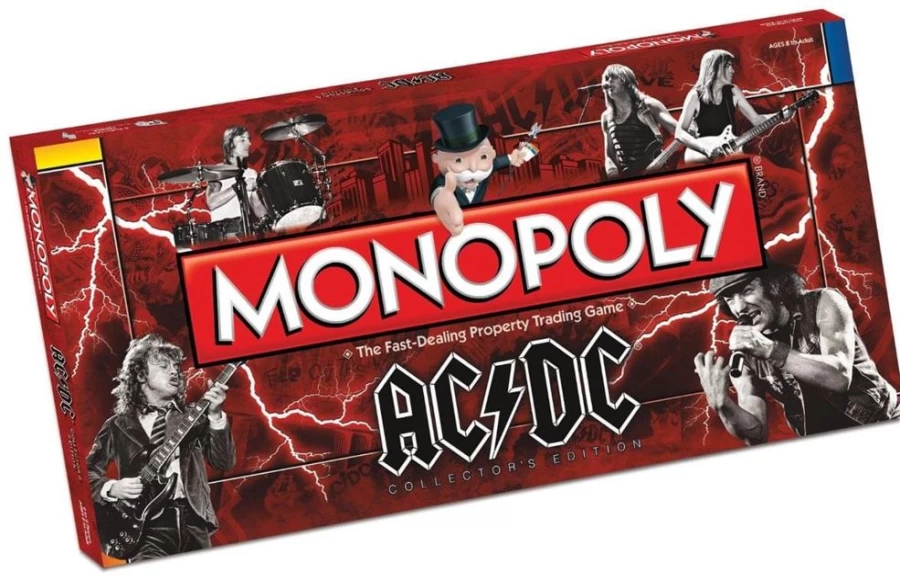 "Toynk MONOPOLY AC/DC Edition Rock Band Themed Board Game Collectible Family Game"
