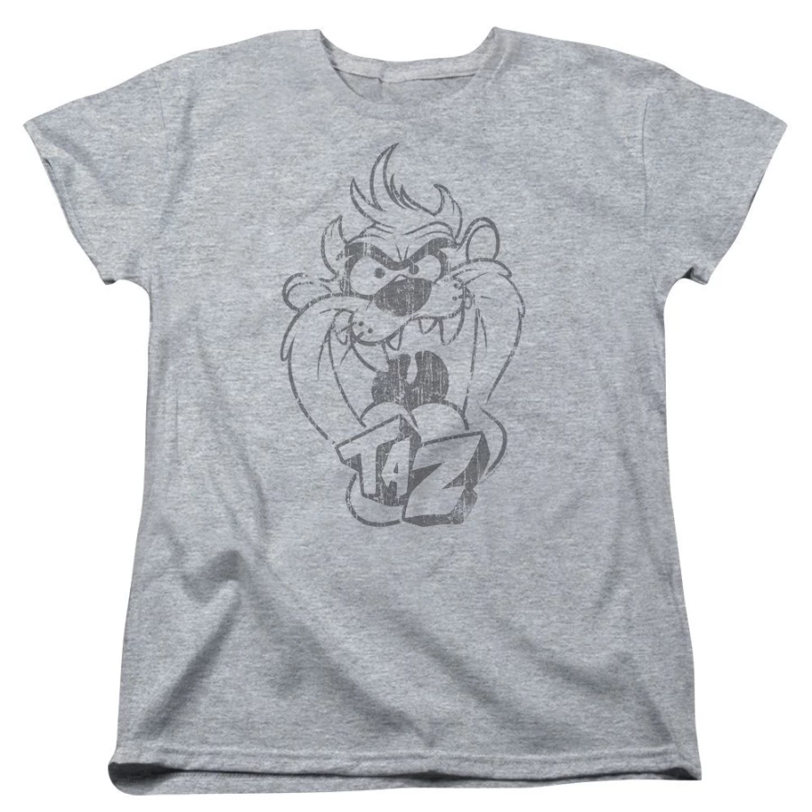"MeTV Custom Classics Unisex Tasmanian Devil Faded Taz Graphic Tee"