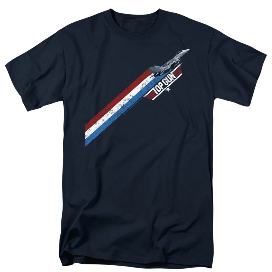 MeTV Custom Classics Top Gun Stripes Unisex T-Shirt - Maverick Inspired Design