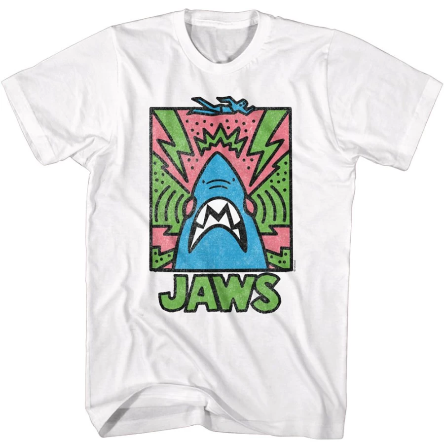 "MeTV Custom Brands Unisex Jaws Abstract Logo Design"