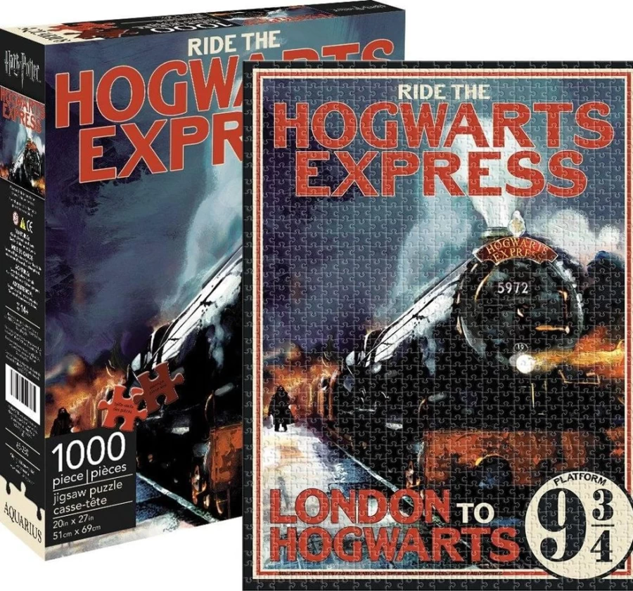 "Toynk Harry Potter Hogwarts Express 1000-Piece Jigsaw Puzzle for Adults & Kids – Collectible Wizarding World Puzzle"