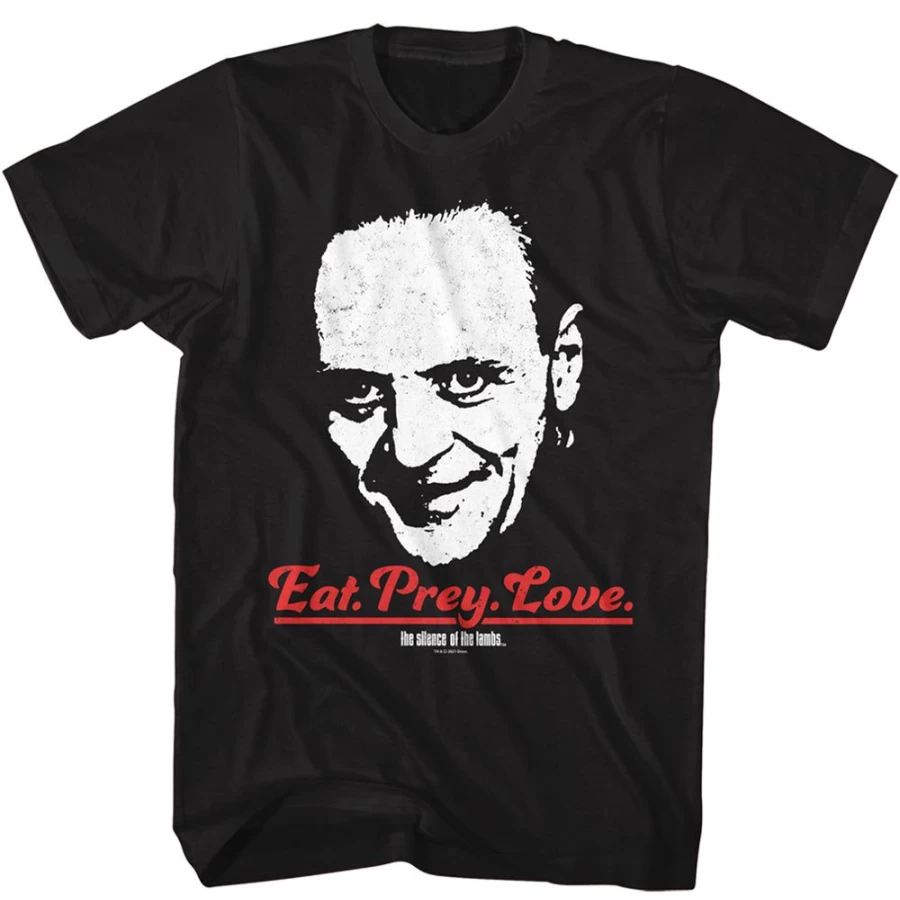 "The Silence Of The Lambs - Eat. Prey. Love. Movie Inspired T-Shirt by MeTV Custom Brands"