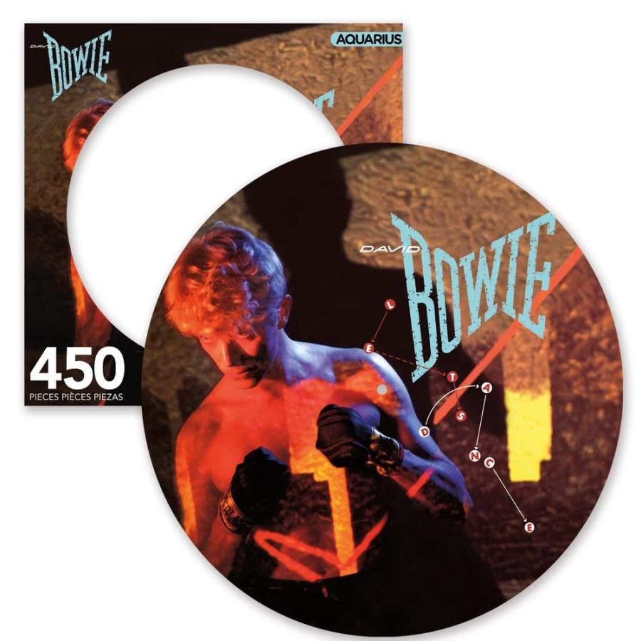 David Bowie Let's Dance 450-Piece Jigsaw Puzzle Picture Disc by Toynk – Music Icon Puzzle for Fans & Collectors