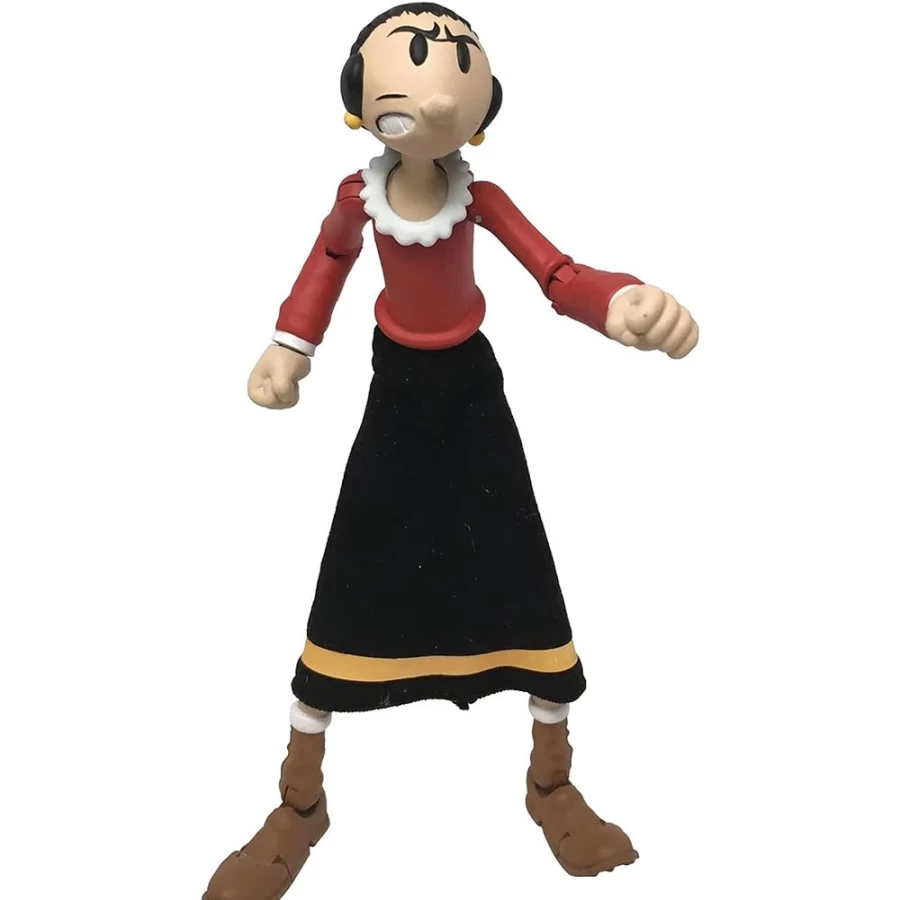 Toynk Popeye Classics 1:12 Scale Olive Oyl Action Figure | Collectible Cartoon Character Statue