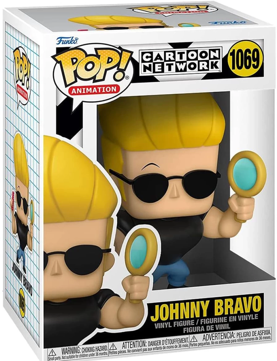 Johnny Bravo Funko Pop Vinyl Figure with Mirror & Comb | Toynk Exclusive Collectible