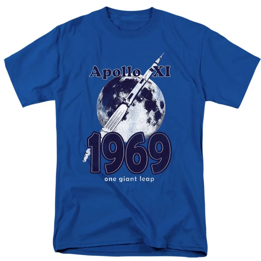 MeTV Custom Classics Unisex NASA-Inspired 'One Giant Leap' Graphic Tee