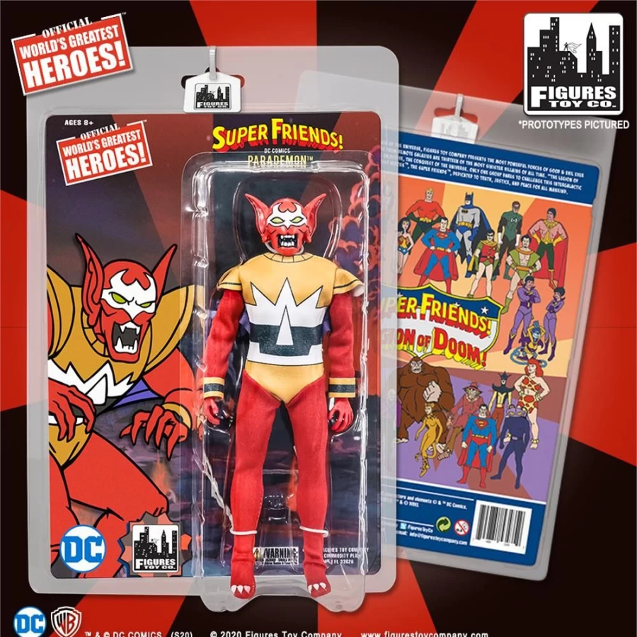 MeTV Figures Super Friends Parademon Action Figure – Collectible DC Comics Toy