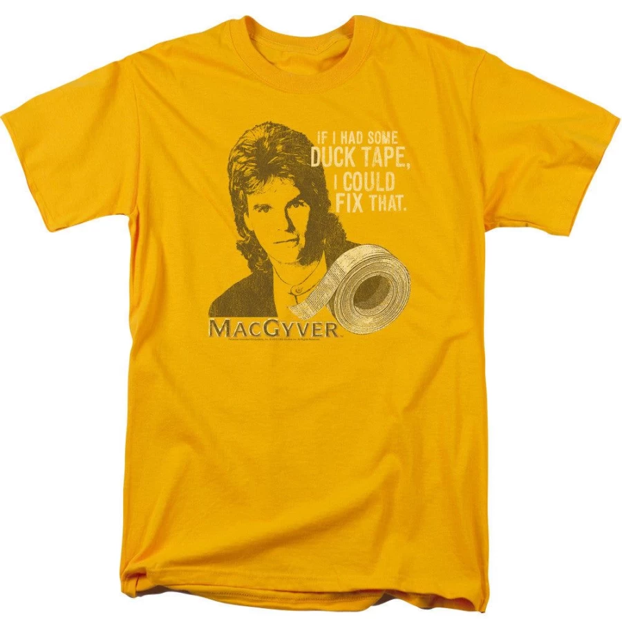 MeTV Custom Classics Macgyver-Inspired Heavy Duty Duct Tape - Multipurpose, Strong & Durable for All Repairs - Unisex Utility Tape