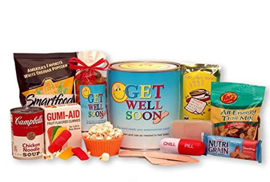 "GBDS Thoughtful Get Well Soon Gift Pail - Cheer Up Present for Recovery & Comfort"