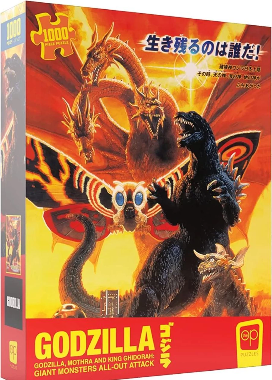 "Toynk Godzilla Giant Monsters All-Out Attack 1000-Piece Jigsaw Puzzle for Adults & Collectors"