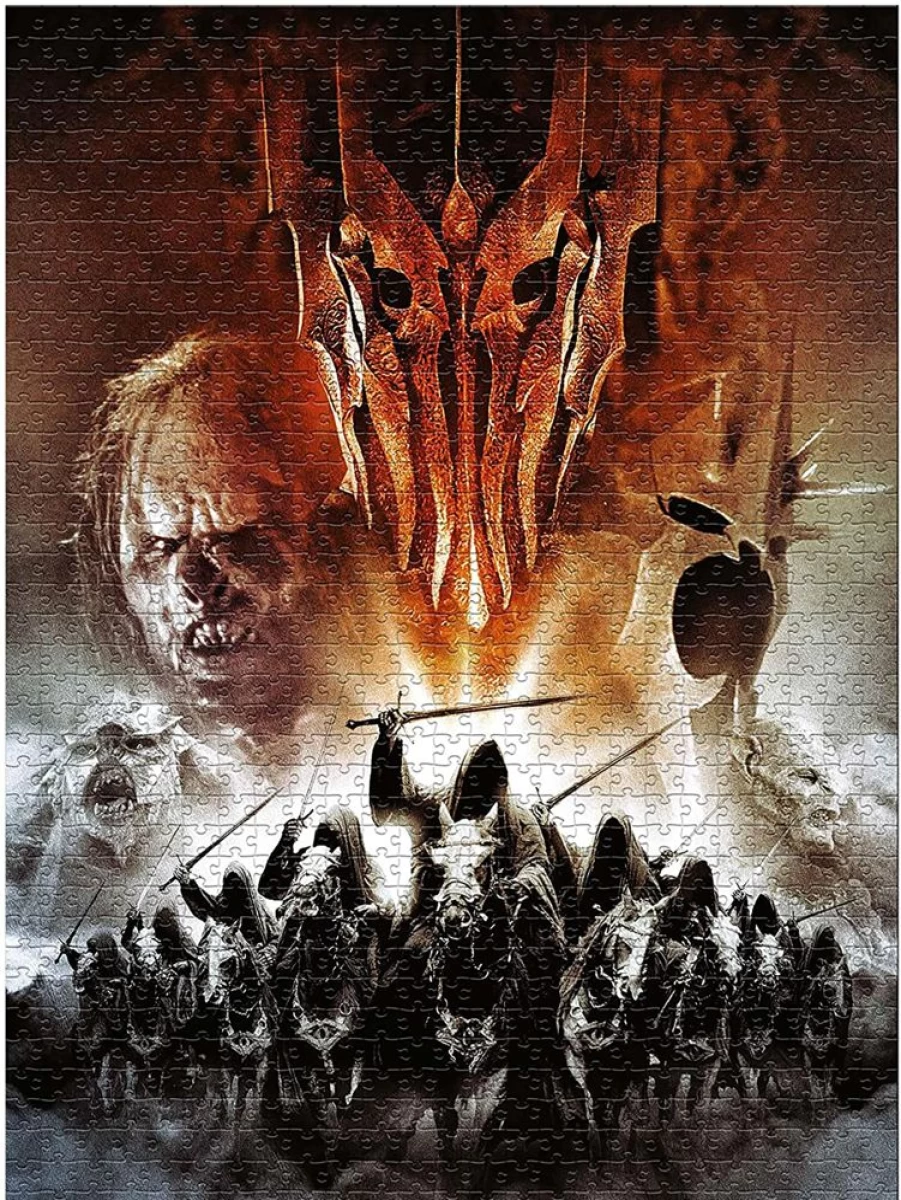 "Toynk Lord Of The Rings The Host Of Mordor 1000-Piece Collectible Jigsaw Puzzle For Adults"