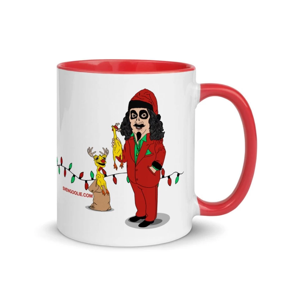 MeTV Custom Products Sventa Claus & Kerwyn Illustrated Ceramic Mug - Holiday Gift, Christmas Coffee Cup