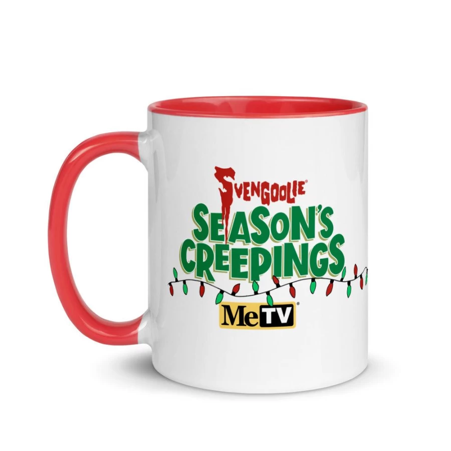 MeTV Custom Products Sventa Claus & Kerwyn Illustrated Ceramic Mug - Holiday Gift, Christmas Coffee Cup